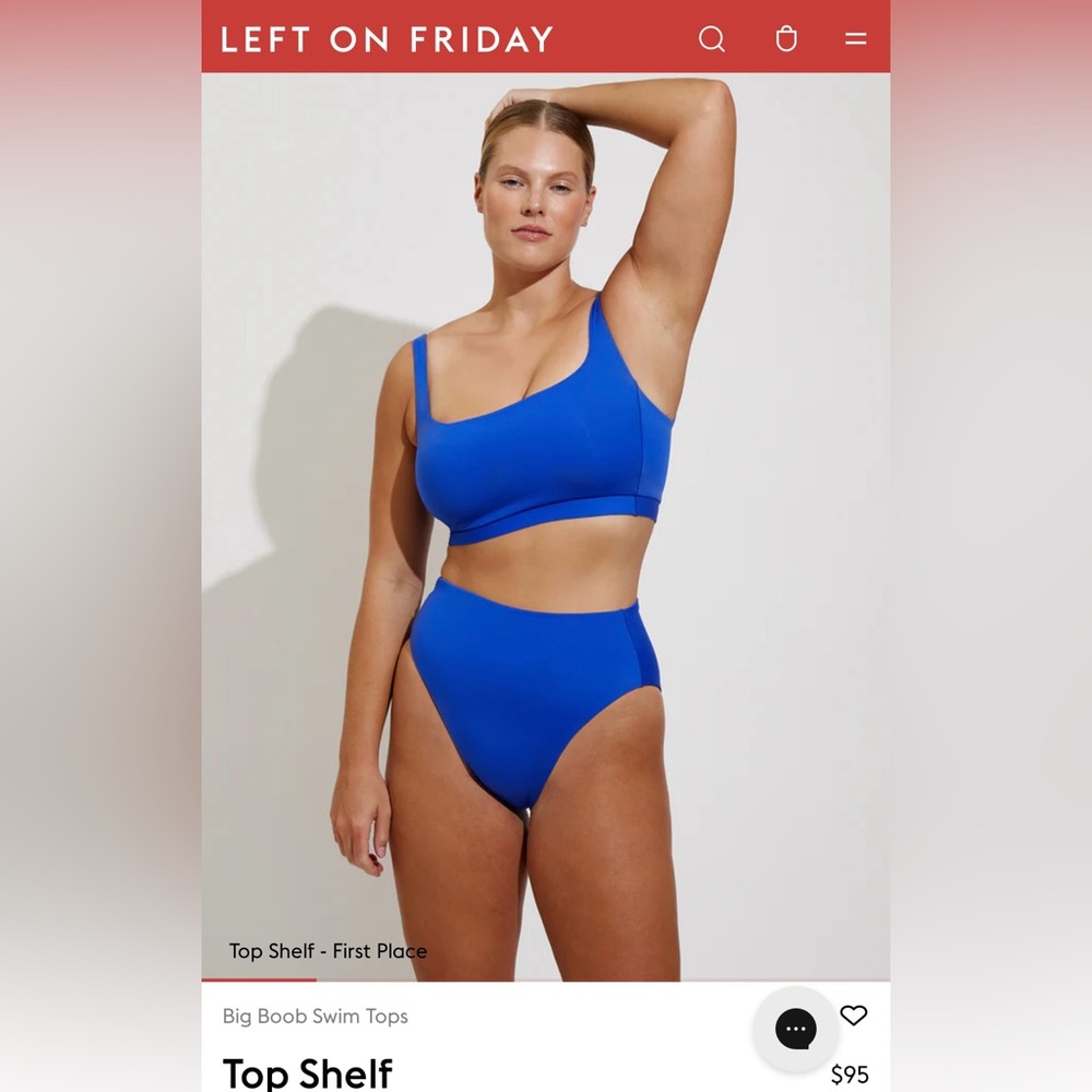 Left On Friday Top Shelf swim top